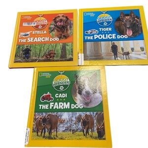 Doggy Defenders Book Lot Stella Search Dog Farm Police National Geographic Kids